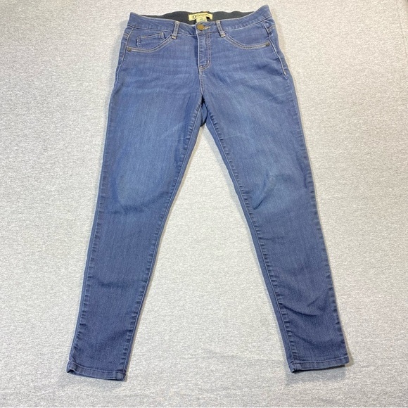 Democracy Jegging Women 4 Dark Blue Ab Technology Mid Rise Stretch Casual Denim - Picture 1 of 14